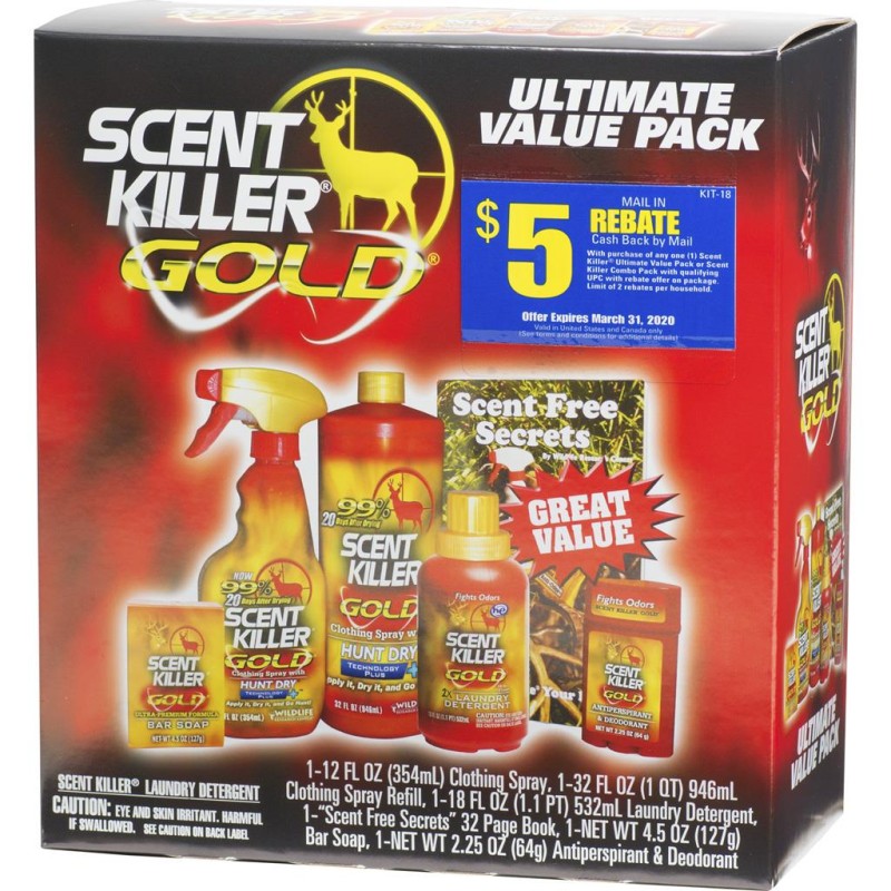 Pack Scent Killer Gold