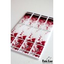 Cresting Xtrem-Crest (pour flèches carbone) x 12 Blood