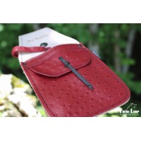 Carquois Neet T-PQ 2 Cuir d´autruche rouge