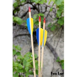 Flèche bois enfant EK Archery (pack de 3)