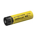 ACCU Format 18650 Li-ion Nitecore 2600 mAh 3.7V