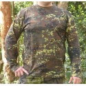 T-Shirt camo Flecktarn manches longues