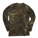 T-Shirt camo Flecktarn manches longues