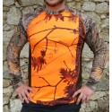 Tshirt manches longues camo orange