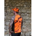 Tshirt manches longues camo orange